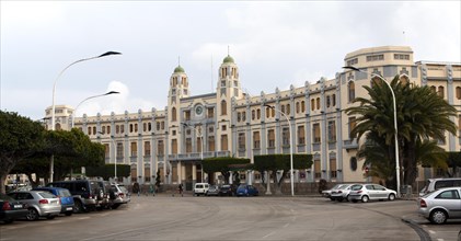 Palacio de la Asamblea architect Enrique Nieto, Plaza de Espana, Melilla, Spain, north Africa,