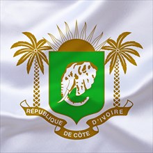 Africa, African Union, the coat of arms of the Ivory Coast, Studio