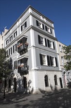 Historic buildings in Irish Town area, Gibraltar, British terroritory in southern Europe, Europe