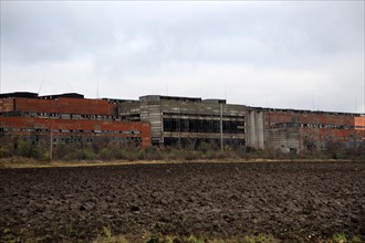 Deindustrialisation closed factory heavy industry, Shishmantsi, Plovdiv province, Bulgaria, eastern