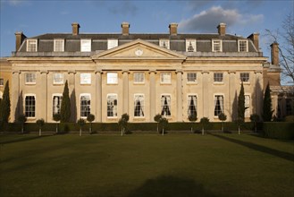 Georgian architecture of the East Wing of Ickworth House, near Bury St Edmunds, Suffolk, England,