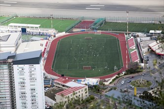 Gibraltar, British terroritory in southern Spain Victoria stadium since 2014 a venue for