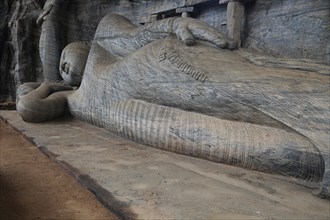 Reclining Buddha, Gal Viharaya, UNESCO World Heritage Site, the ancient city of Polonnaruwa, Sri