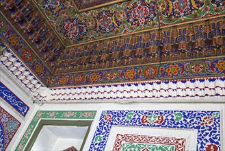 Interior of the Palace of Khudoyar Khan, Khudayar Khan's Palace, Kokand, Fergana Province,