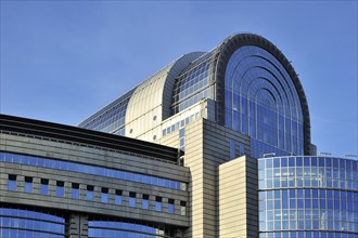 The European Parliament in Brussels, Belgium, Europe