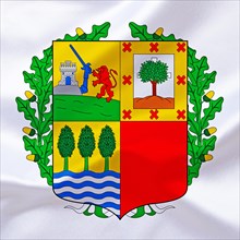 The coat of arms of the Basque Country, Spain, Studio, Europe