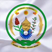 Africa, African Union, the coat of arms of Rwanda, Studio