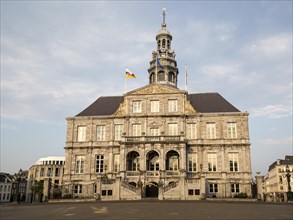 Stadhuis city hall building, market square, Maastricht, Limburg province, Netherlands, 1662,