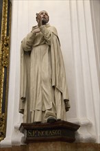 Statue of Saint Nolasco, Chapel of Saint Teresa, cathedral church, Cordoba, Spain, Europe