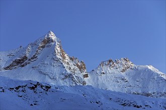 The mountain Becca di Monciair, Gran Paradiso National Park in the Valle d'Aosta, Italy, Europe