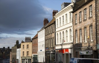 Historic buildings in Berwick-upon-Tweed, Northumberland, England, UK