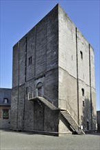 The medieval Burbant Tower, Tour Burbant at Ath, Hainaut, Belgium, Europe