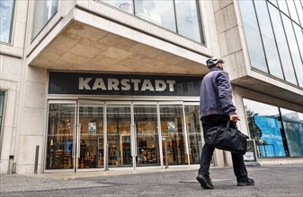 Galeria Karstadt Kaufhof shop at the Boulevard Berlin shopping centre. Galeria Karstadt Kaufhof has