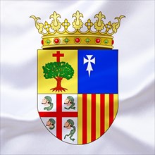 The coat of arms of Aragon, Spain, Studio, Europe