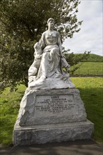 Lady Jenningham memorial statue, Berwick-upon-Tweed, Northumberland, England, UK