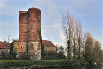 The Graventoren, Tower of the Counts along the river Scheldt on the Island of Mercator at