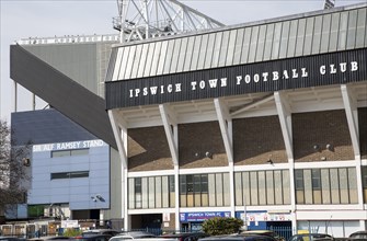 Ipswich Town Football Club ground stadium, Portman Road, Ipswich, Suffolk, England, UK