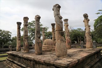 The Lotus Mandapa building, The Quadrangle, UNESCO World Heritage Site, the ancient city of