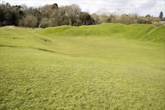Roman amphitheatre, Cirencester, Gloucestershire, England, UK