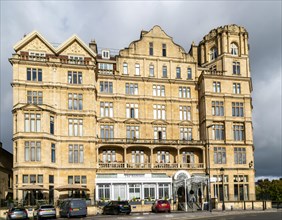 Former Empire Hotel building, Bath, North east Somerset, England, UK architect Charles Edward Davis