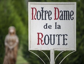The chapel Notre-Dame de la Route along the historic Route Nationale 7 at Fontenay-sur-Loing,