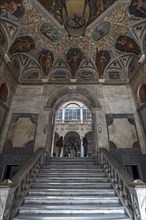 Staircase to the inner courtyard of Palazzo Doria Spinola, former manor house from the 16th