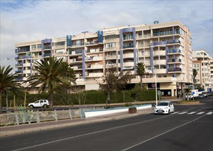 Apartment housing Melilla autonomous city state Spanish territory in north Africa, Spain, Europe