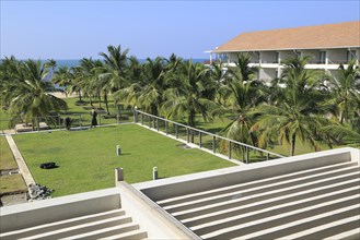 Amaya Beach Resort and Spa hotel, Pasikudah Bay, Eastern Province, Sri Lanka, Asia staff tending