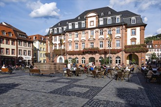 Marketplace, Heidelberg, Baden Wurttemberg, Germany, Europe