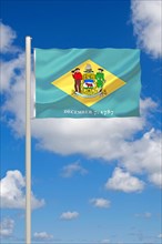The flag of Delaware, USA, Studio, North America