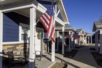Longmont, Colorado, The Veterans Community Project is building tiny homes for homeless veterans.