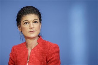Dr Sahra Wagenknecht, Member of the Bundestag, recorded at the Federal Press Conference on the