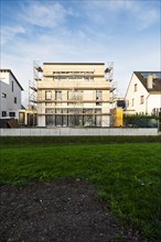 New construction of a detached house in Duesseldorf, Germany, Europe