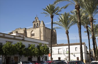 Historic church in Plaza del Mercado, Barrio de Santiago, Iglesia de San Mateo, Jerez de la