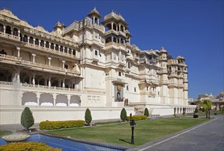The City Palace in Udaipur, Rajasthan, India, Asia