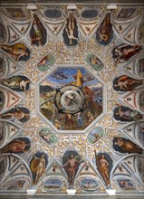 Ceiling fresco in Palazzo Doria Spinola, former manor house from the 16th century, today