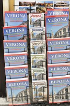 Travel guide in various languages, Verona, Italy, Europe