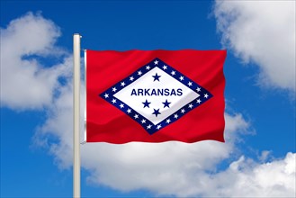 The flag of Arkansas, USA, Studio, North America
