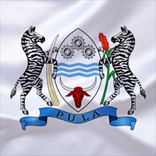 Africa, African Union, the coat of arms of Botswana, Studio