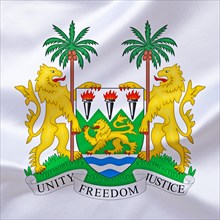 Africa, African Union, the coat of arms of Sierra Leone, Studio