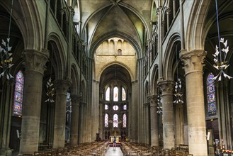 Notre-Dame de Semur-en-Auxois Cathedral, Dijon, Cote d'Or department, Bourgogne-Franche-Comte,
