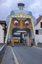 Large Goleztor gate in Donaustrasse at the entrance to Riedlingen town centre, Riedlingen an der