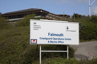 Coastguard Operations centre and Marine office, Falmouth, Cornwall, England, UK