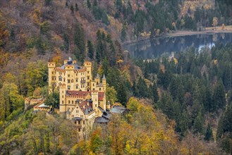 Hohenschwangau Castle, 19th-century palace and childhood residence of King Ludwig II of Bavaria at