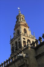 Cathedral belfry bell tower, Toree del Laminar, Great Mosque, Cordoba, Spain, Europe