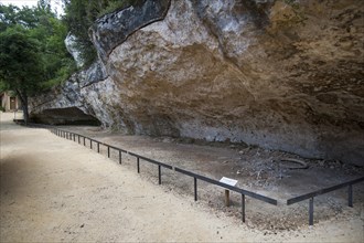 Abri de Cro-Magnon, prehistoric site where four Cro Magnon skeletons were discovered in 1868 by