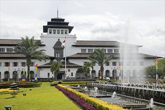 Gedung Sate, Dutch colonial building in Indo-European style, former seat of the Dutch East Indies