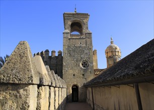 Tower and ramparts in the Alcazar fortress, Cordoba, Spain, Alcazar de los Reyes Cristianos, Europe