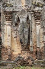 Buddha statue, Rankot Vihara stupa UNESCO World Heritage Site, the ancient city of Polonnaruwa, Sri
