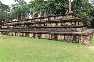 Council Chamber, Citadel, UNESCO World Heritage Site, the ancient city of Polonnaruwa, Sri Lanka,